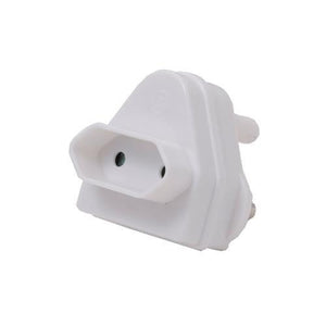 250v 16a 3 Pin to 2 Pin Euro Adaptor
