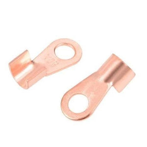 80A Copper ring terminal each
