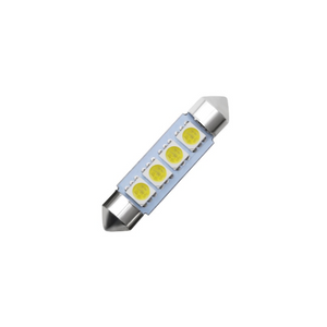 12v 5050 x 4 Led Festoon Budget Bulb 6000k Bing Light