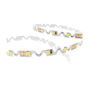 12v 8mm 3528 60 Led Zig Zag Strip Light Ip20 5m Roll Blue Bing Light