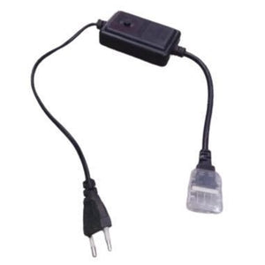 220v 3 Wire Flat Led Rope light Power Cable With Controller