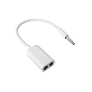 Aux Male to 2 x Female Aux Adaptor