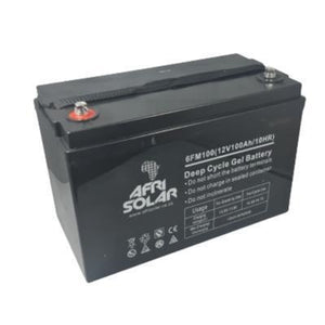 12v 100ah Premium Gel Solar Battery Afrisolar