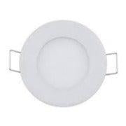 6w Recessed Panel Light Round 3000k
