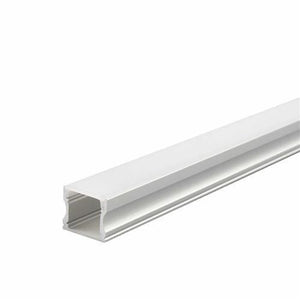 2M Low Spotting Deep Surface Aluminium Channel for LED Strip Lights 16x14mm