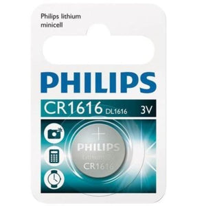 PHILIPS CR1616 LITHIUM COIN BATTERY 3V - Clearance Sale