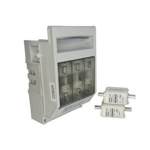 3 Pole Battery Disconnect Fuse Holder With 2x160A Fuses Chint