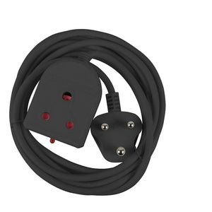 3m Extension Cable with plastic Janus Black - AOK - 12C