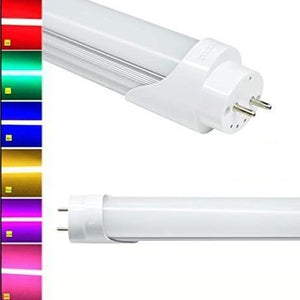 T8 4FT 18W Led Aluminium Tube 2 Sided Pink/Purple