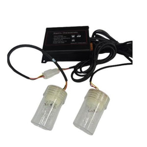 12v Strobe Headlight Red/Blue Yl-132-2 Bing Light