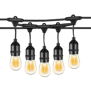 20m 220V Decor String Light with Bulbs Joinable 3000K