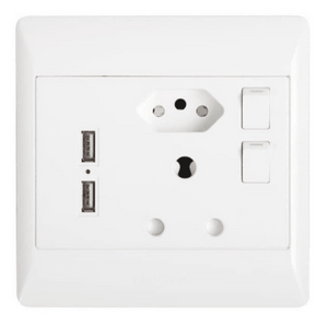 4x4 Single + ZA Plug + 2 x USB Wall Plug Redisson