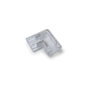 8mm L-Shape Strip Light Seamless Corner Connector Single Colour - HVS564