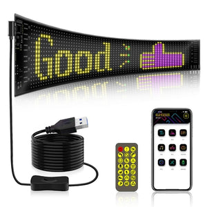 5V 2A 16x96 LED Programmable Matrix Panel 120x595mm