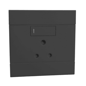 4x4 Single Wall Socket With Switch Major Tech 2VC221