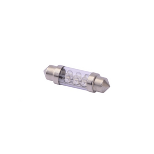 12v 6 x Led Smd Festoon Bulb Blue Bing Light