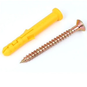 6*80mm Fischer Plugs and screws AY264-004 90 Pack