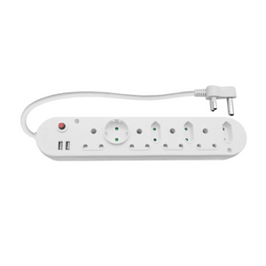 3x16a 5x5a + 2 X Usb Port Multiplug