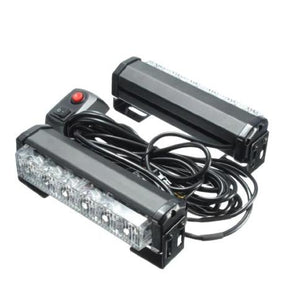 12-24v 6led x 2Module Grill Mount Flashing White Federal Signal P1001k