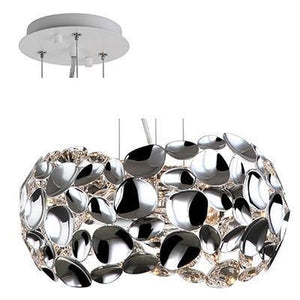 Pendant Metal 320mm Chrome RP239