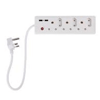 Multi Plug 6 Way With 2 X Usb Rn-06Usb Redisson