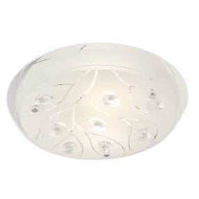 E27 60w x 3  Round Glass ceiling Light Cf361L Bright Star