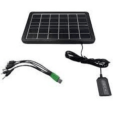 Solar Panel With 5 in 1 Mobile Charging Usb Cable Q-T45 Andowl
