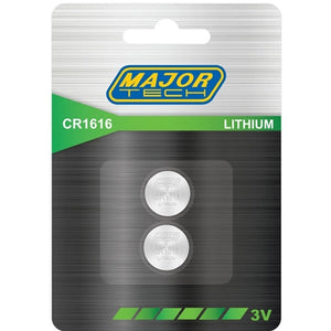 3v Lithium Coin Cell Battery 2 Pack CR1616