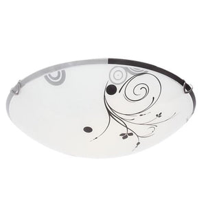 Frosted Patterned Glass Ceiling Light CF637