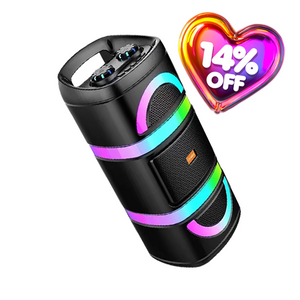 Lexuco 4 inch Bluetooth Speaker with RGB Light - LSPK-AHI