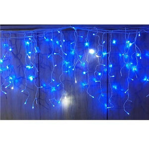 Fairy Light Curtain Connectable 5m Blue