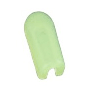 12v 5mm Neon Flex End Cap Green 10 Piece