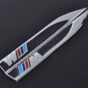 Metal BMW M Badge Logo Set Of 2 (BLACK)