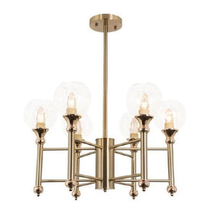 E27 x 6 Brass Chandelier Ch262/6