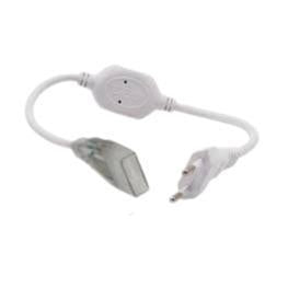 220v 3 Wire Flat Led Rope Light Power Cable