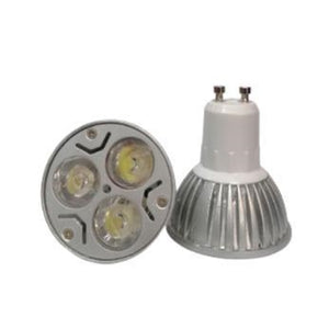 GU10 230v 3 x 1w Led Bing Light 6000k