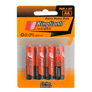 AA Heavy Duty Batteries 4 Pack Kingtianli