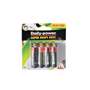 AA 1.5v Daily Power Batteries 8 Pack
