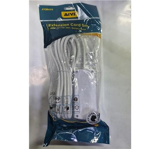 5m Extension Cable with 2 x 16a White -  AIYI