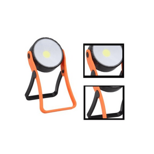 Magnetised Battery Operated LED Cob Work Light Round