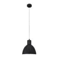 Dome Ceiling Lamp Black Wooden Finish Pen307