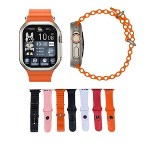 Smart Watch With 7 Changeable Straps F08