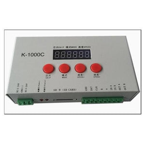 5-24V K-1000C Computer Programmable Controller with SD Card WS2812B WS2815 SK6812 SK9822 Led Lights 2048 Pixels Controller