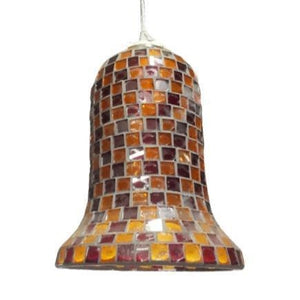 E27 Mosaic Ceiling Fitting Crakle Orange Bing Light