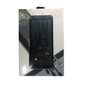 10 000Mah power bank polymer core 2.1A Lightning/Android/Type-c and USB input - HYC106