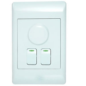 4X2 2 Lever 500w Rotary Dimmer Switch CN-K032