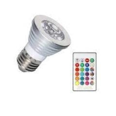 E27 3w Rgb Led Bulb With Remote