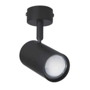 Metal Spotlight with 1x Gu10 Fitting Matt Black - S176/1