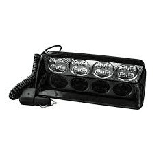 12-24v 4 Led x 4 Dash Mount Flashing Red S16
