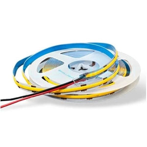 12v 8mm 320 LED COB Strip Light IP20 5m Roll 6500k